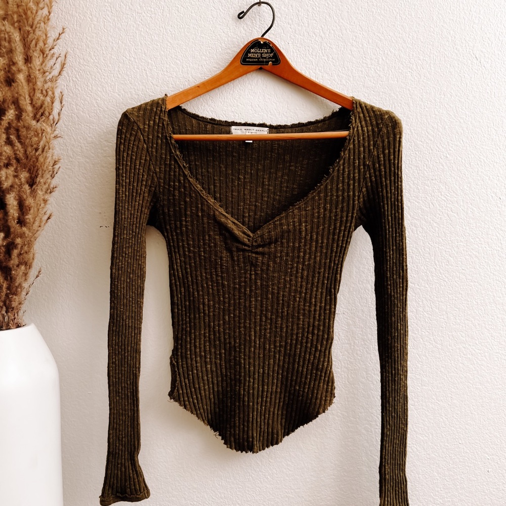 Urban Outfitters Olive Sweater